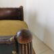 Art Deco studded leather club chair