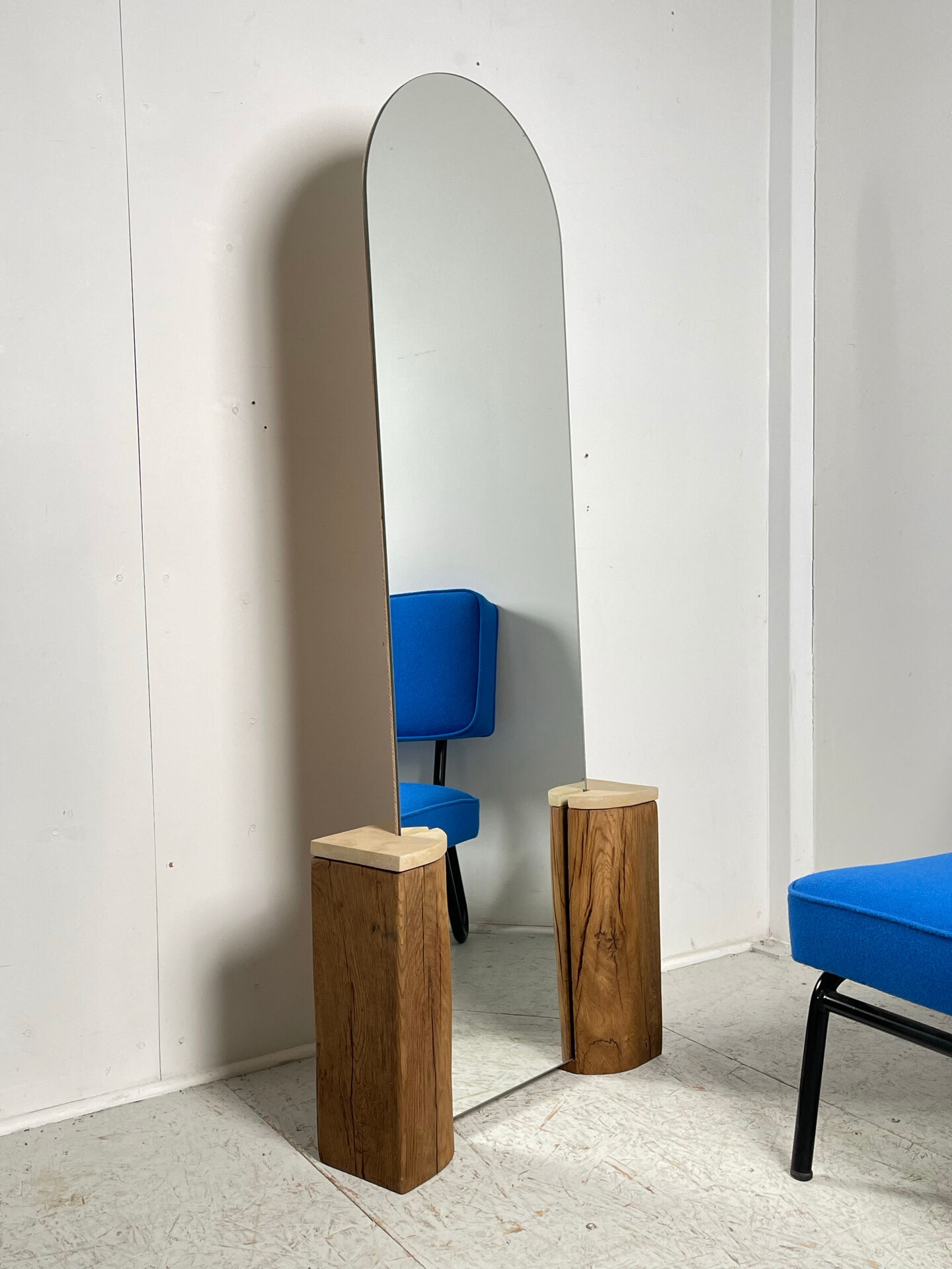 Grand miroir à poser