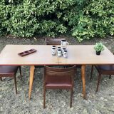 Table rectangulaire scandinave plateau portefeuille, 1970