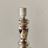 Large vintage mercury glass lamp base - 1960.