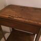 Console type wooden antique Walnut