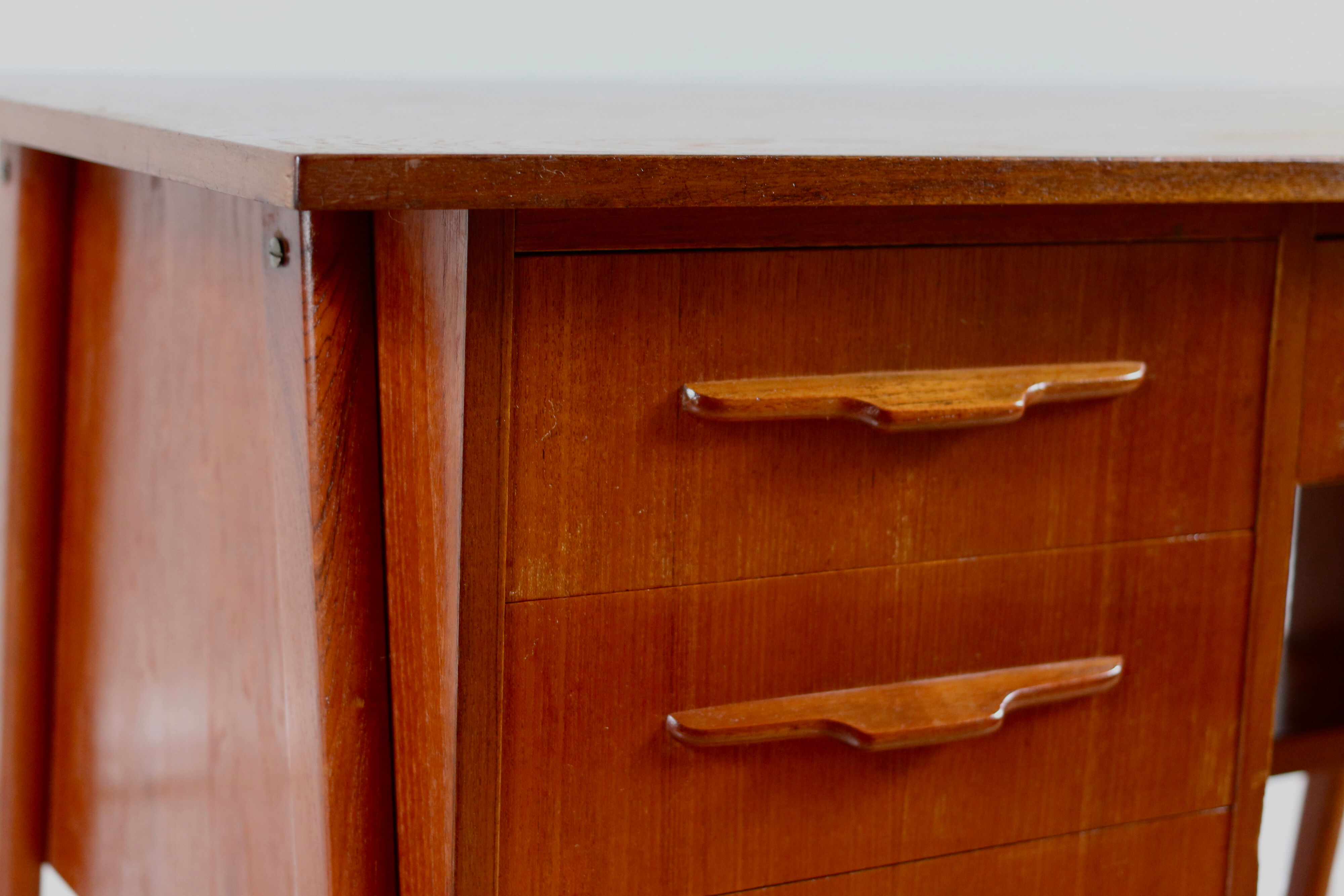 Scandinavian vintage teak desk 1960