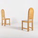 Set of 6 Swedish solid pine chairs by Sven Larsson Möbelshop
