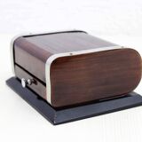 Art Deco cigar humidor and ashtray with drawer