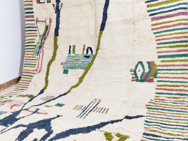 Moroccan Berber Rug 340x285cm