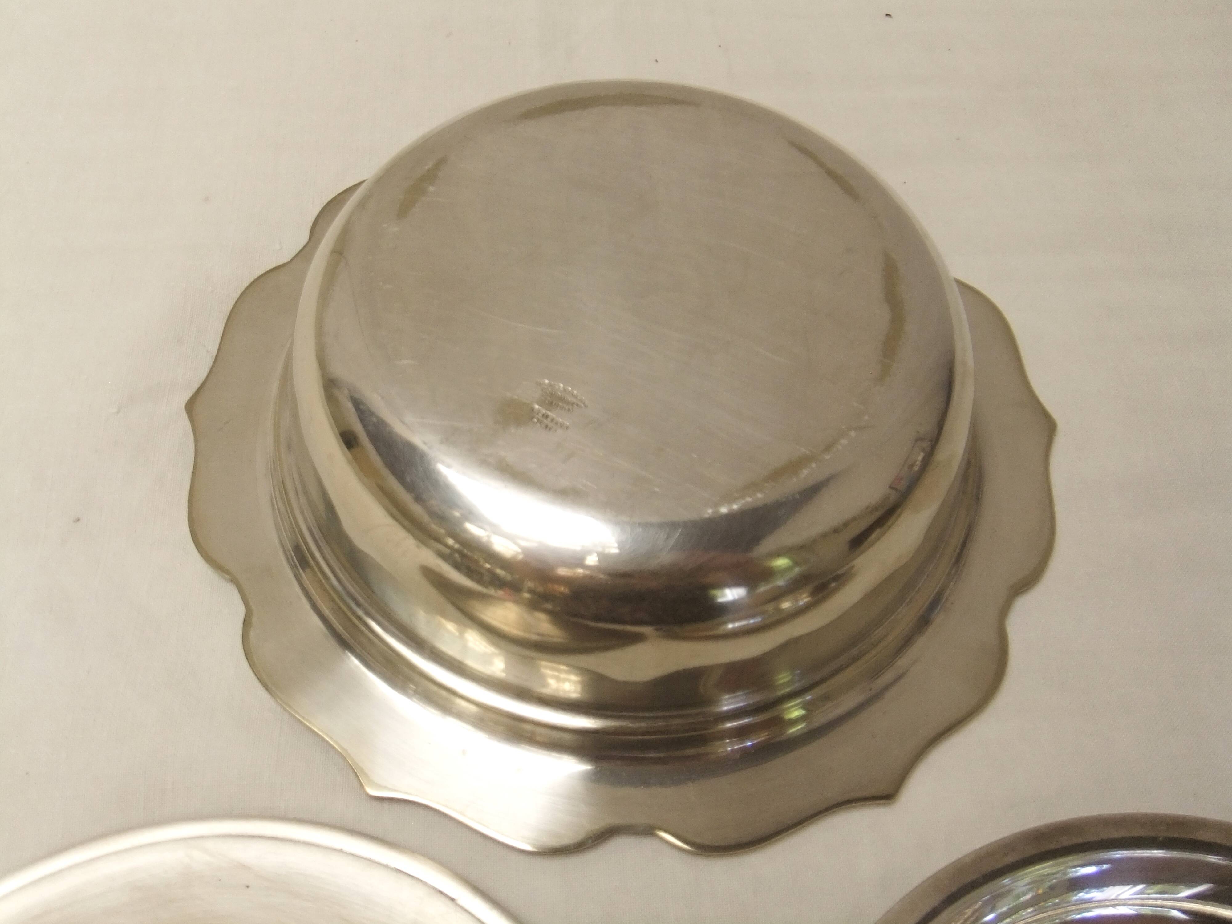 Antique silver-plated vegetable dish, tableware