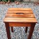 3 Wooden stools. (beech) slats and ease handle