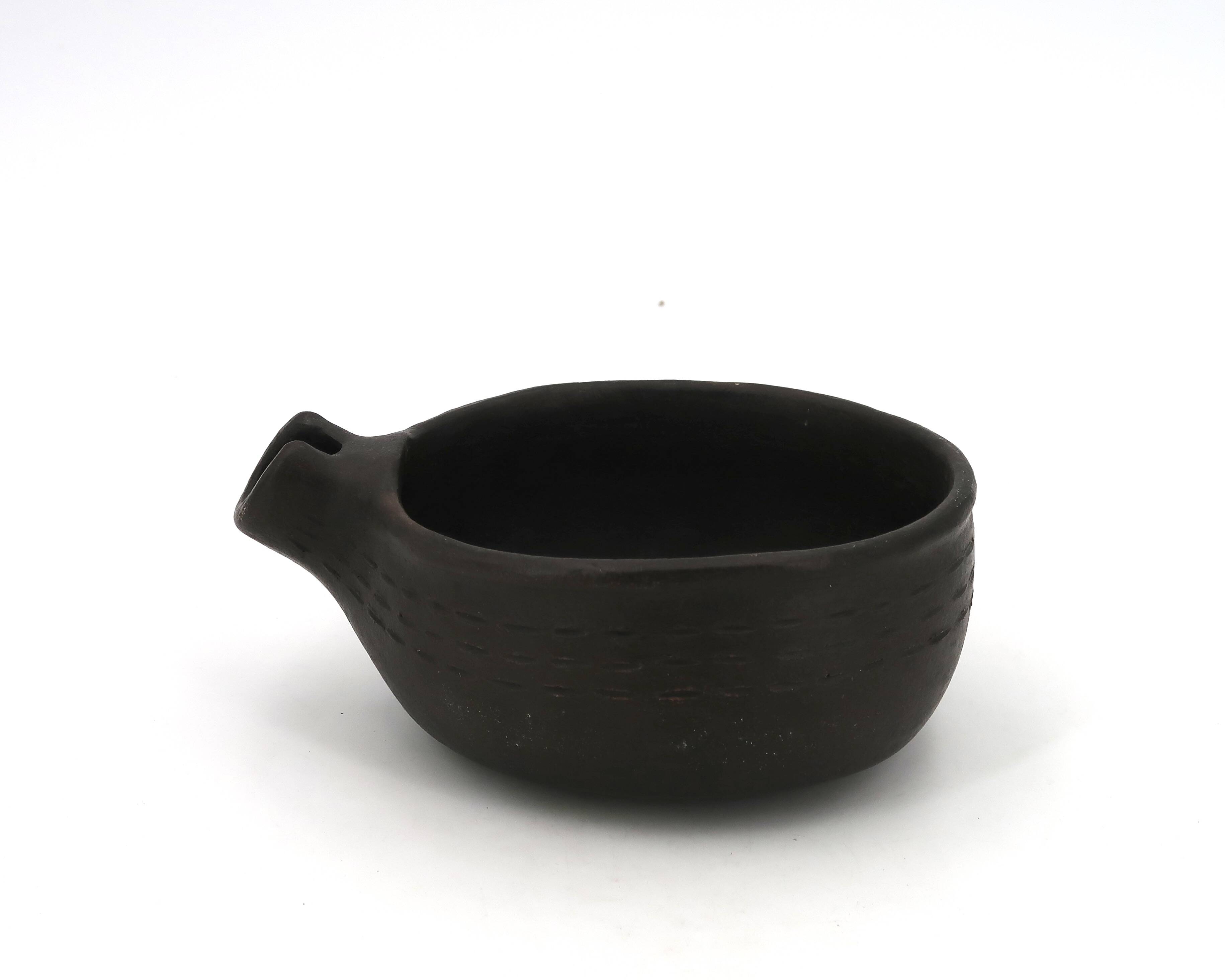 Black ceramic terracotta Aboriginal jug La Palma, Canary Islands