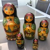 Old Russian nesting dolls