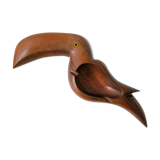 Ashtray toucan teak 1960 vintage