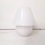 Lampe à poser champignon en verre de Murano