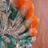 Large ceramic saint jacques shell cup 33x 30 cm - vintage-