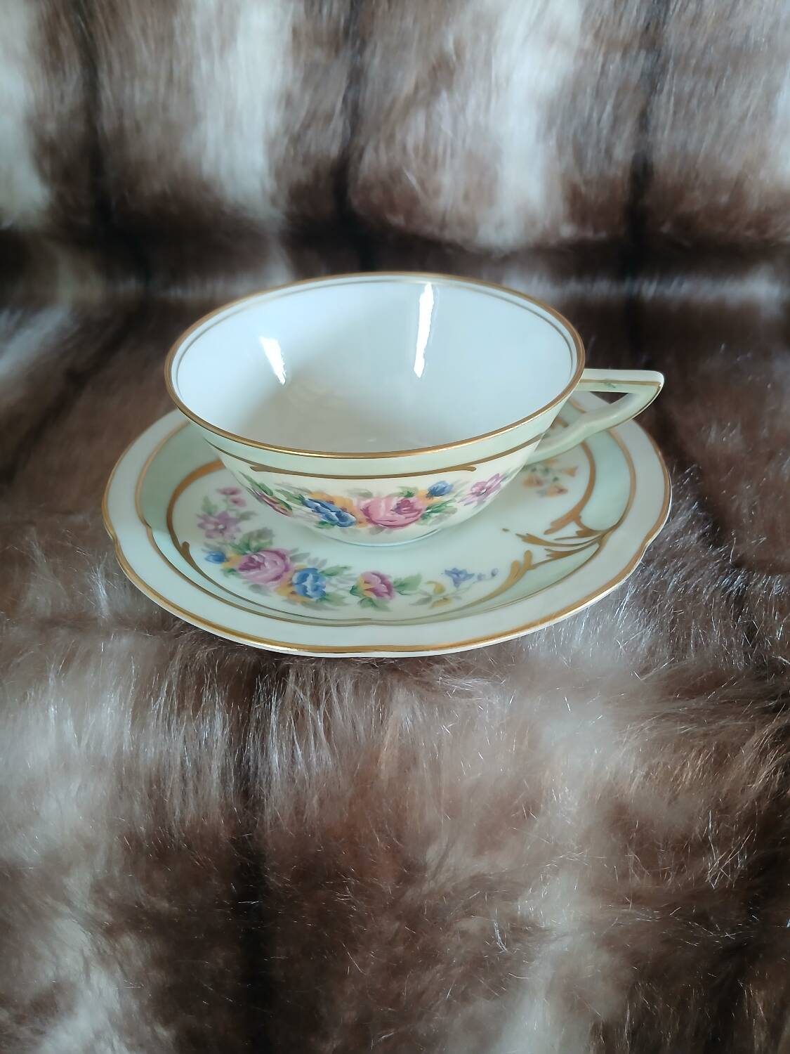 Antique fine porcelain tea set