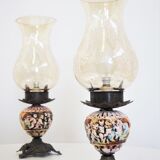 Capodimonte table lamps, 1950s, set of 2