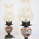 Capodimonte table lamps, 1950s, set of 2