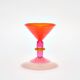Verre à Martini Miami en Rouge et Rose