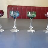 4 crystal glasses Saint Louis