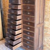 Antique teak drawer cabinet