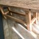Antique workbench in light wood