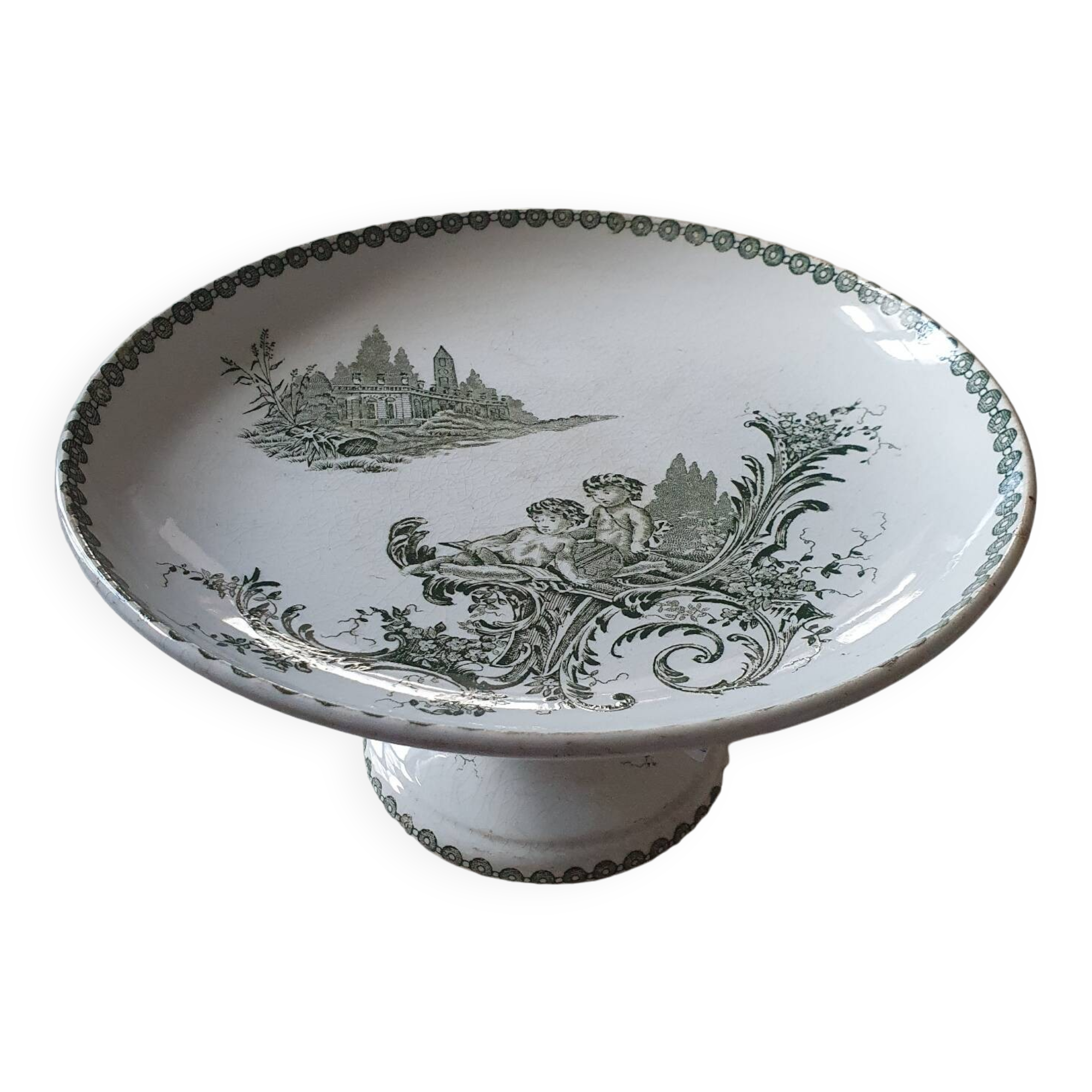 Trianon iron earth compote dish