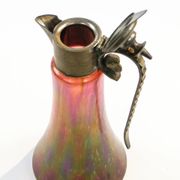 Carafe, Art Nouveau, glass, Czechoslovakia, early 20th century