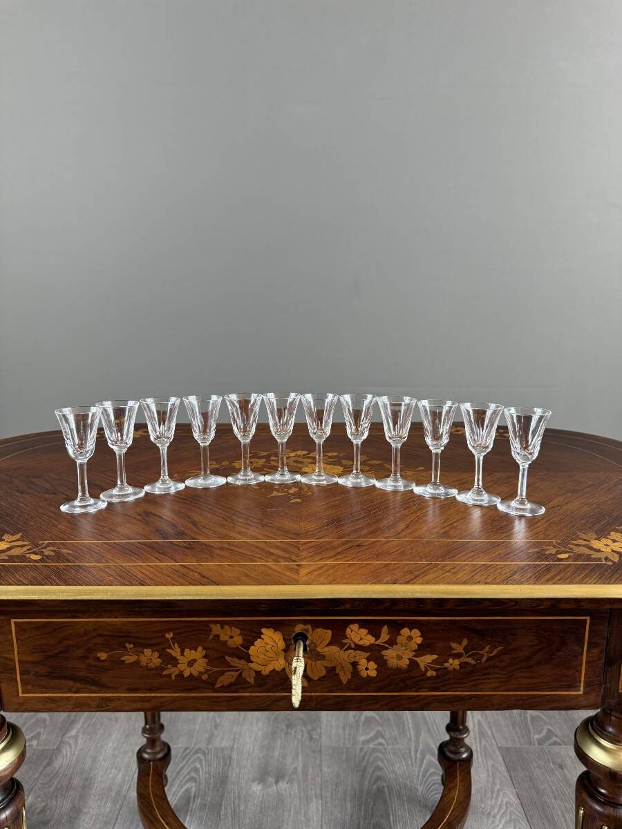 Service of 54 crystal glasses from Saint Louis, Cerdagne model, 20th century.