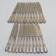 Set de 24 coûteaux SFAM métal argenté lames inox