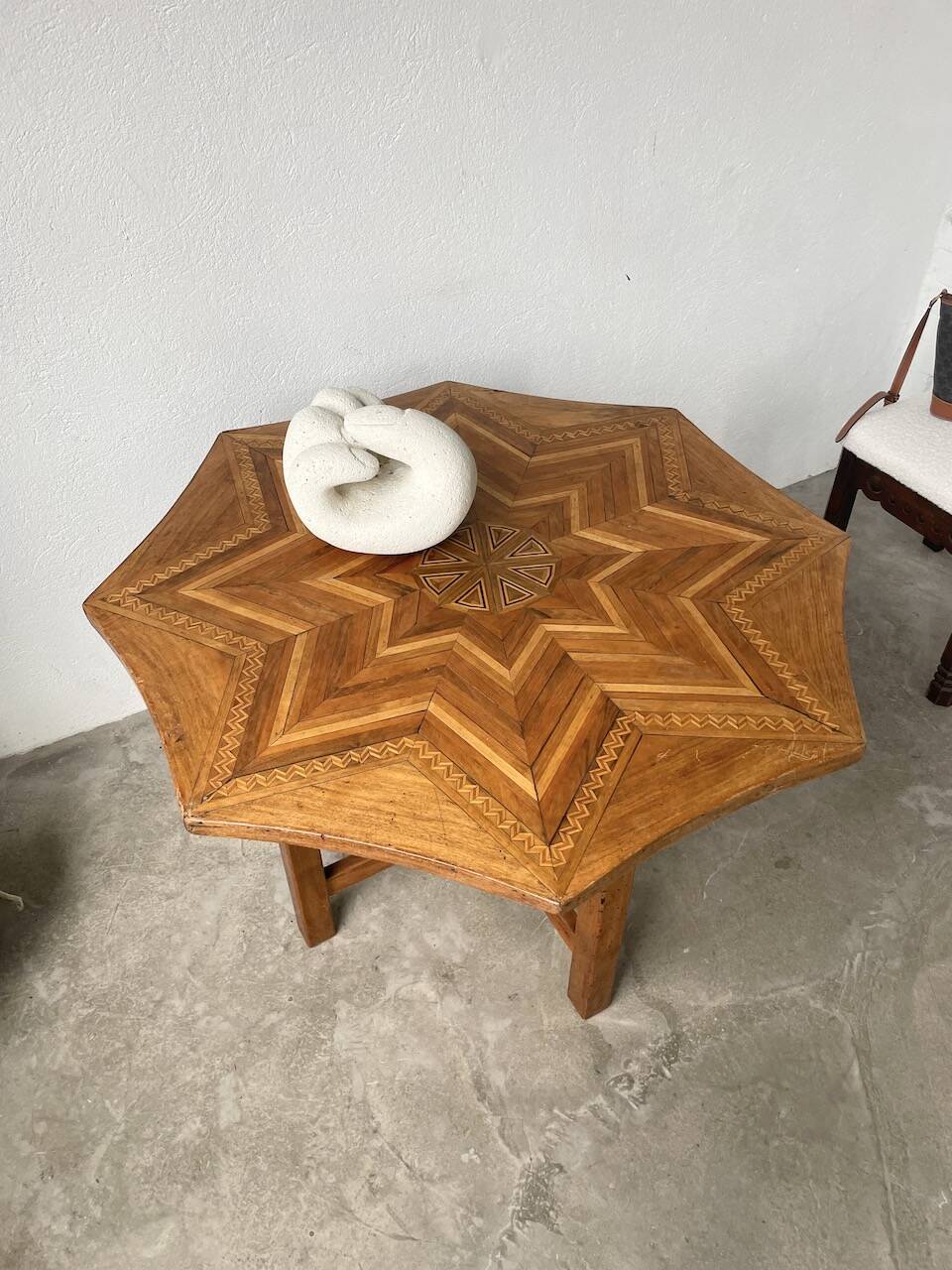 19th century inlaid side table