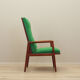 Teak green armchair, Danish design, 1970s, production: Denmark