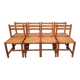 Set of 8 pine chairs