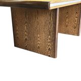 Vintage executive desk - large desk wenge 70s design