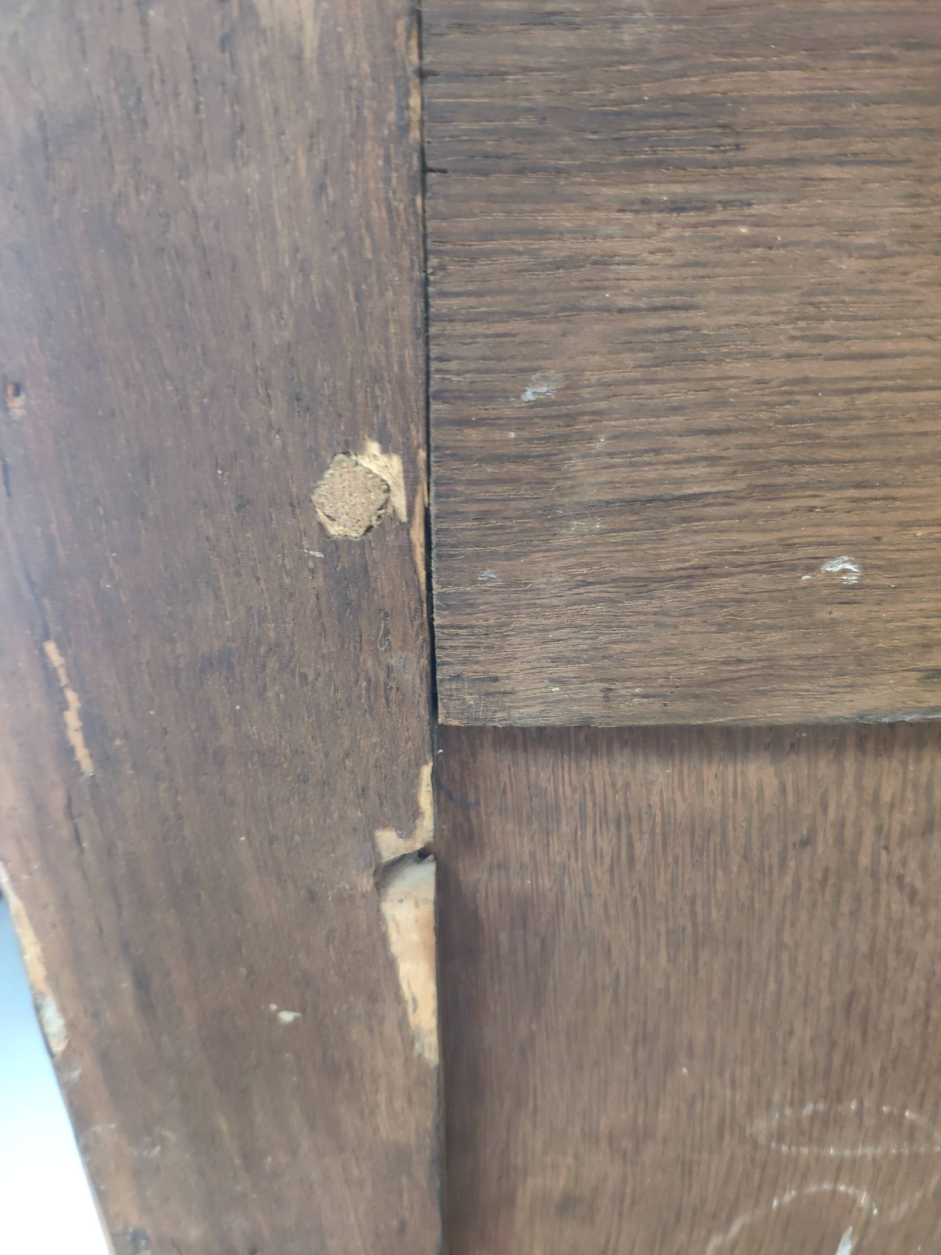 Secretary style Louis Philippe in walnut bramble