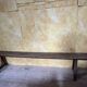 Old farmhouse bench in solid oak
