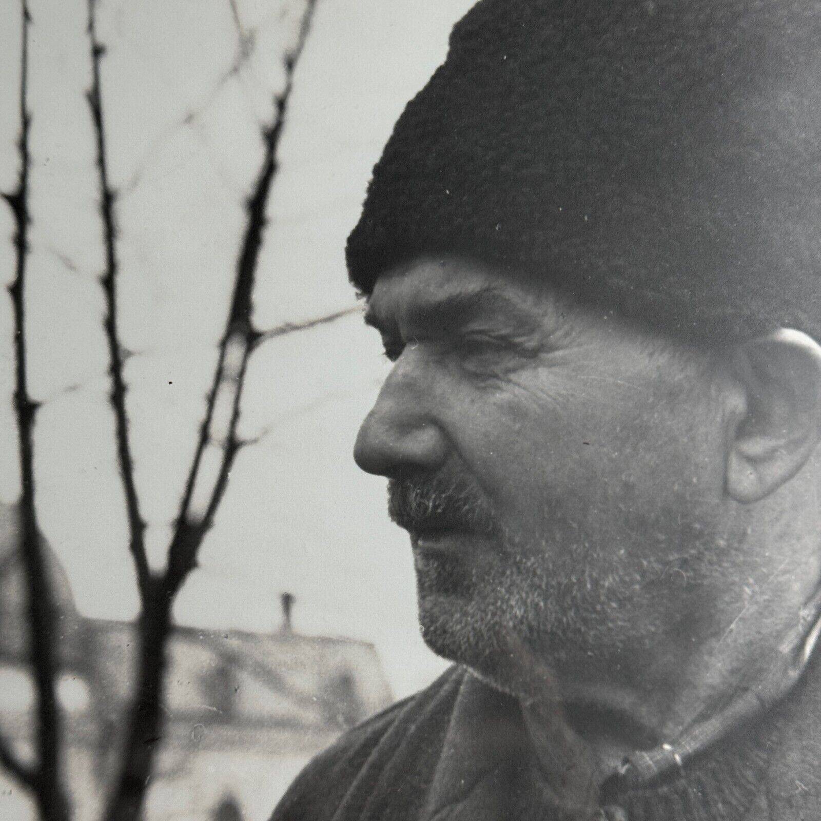 Artistic photo signed by Gheorge Rizeanu XXth 2 Romanian men