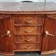 Art Deco dressing table oak and marble