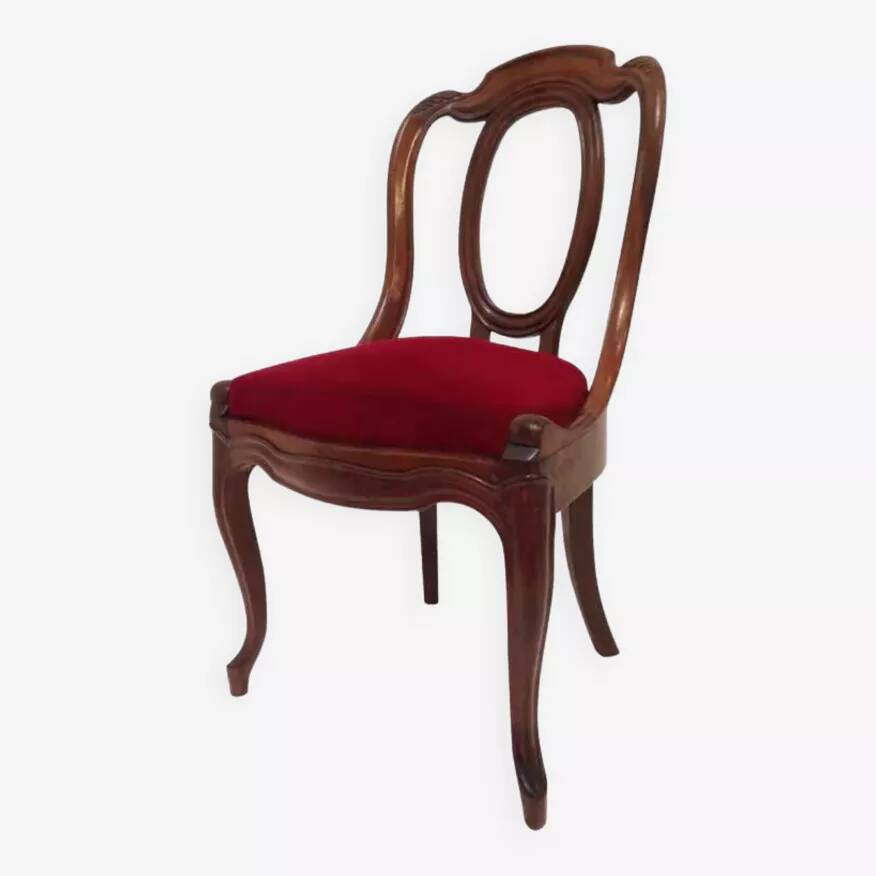 Antique empire style gondola chair