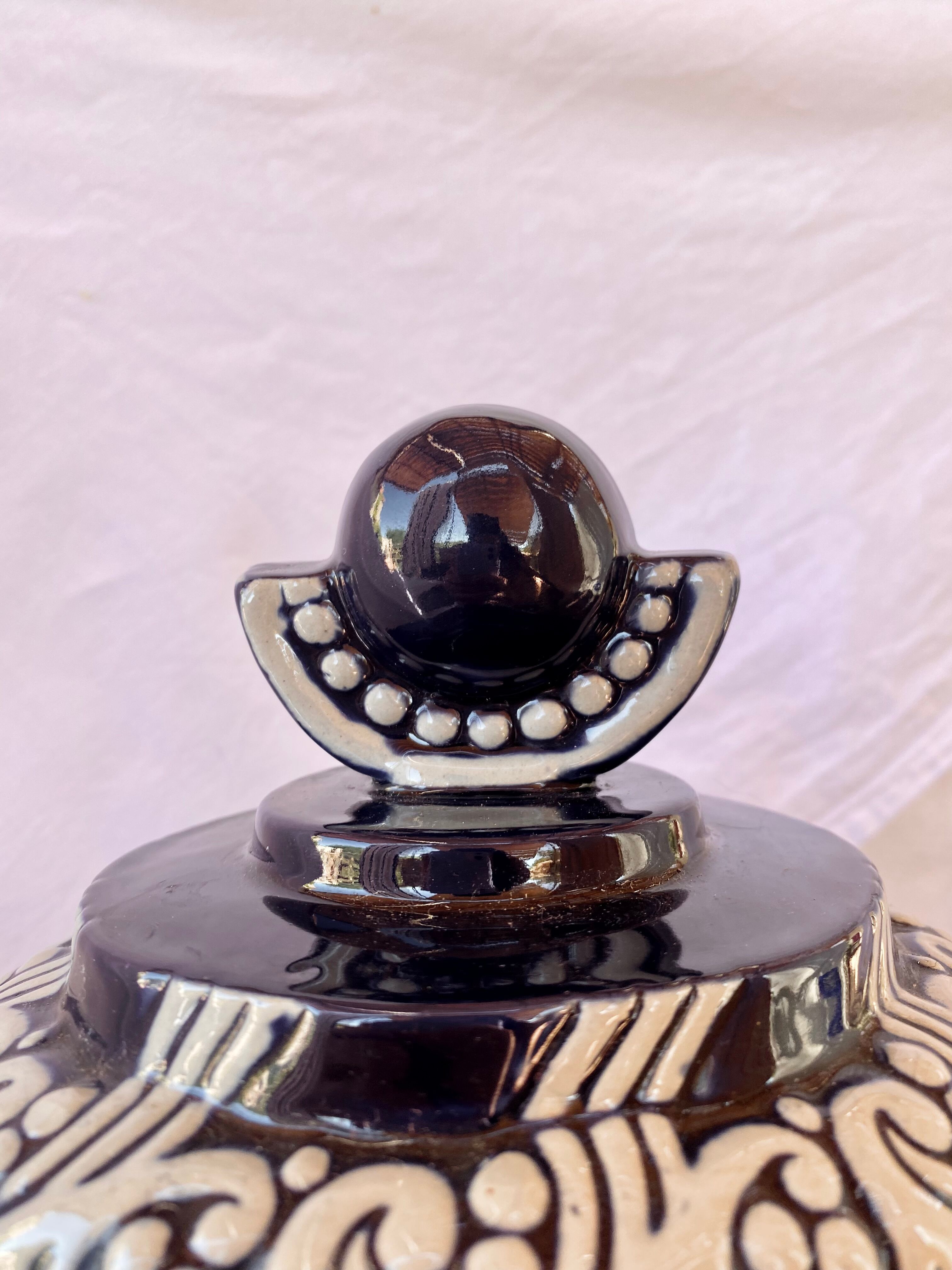 Soup bowl / Blue ceramic dish