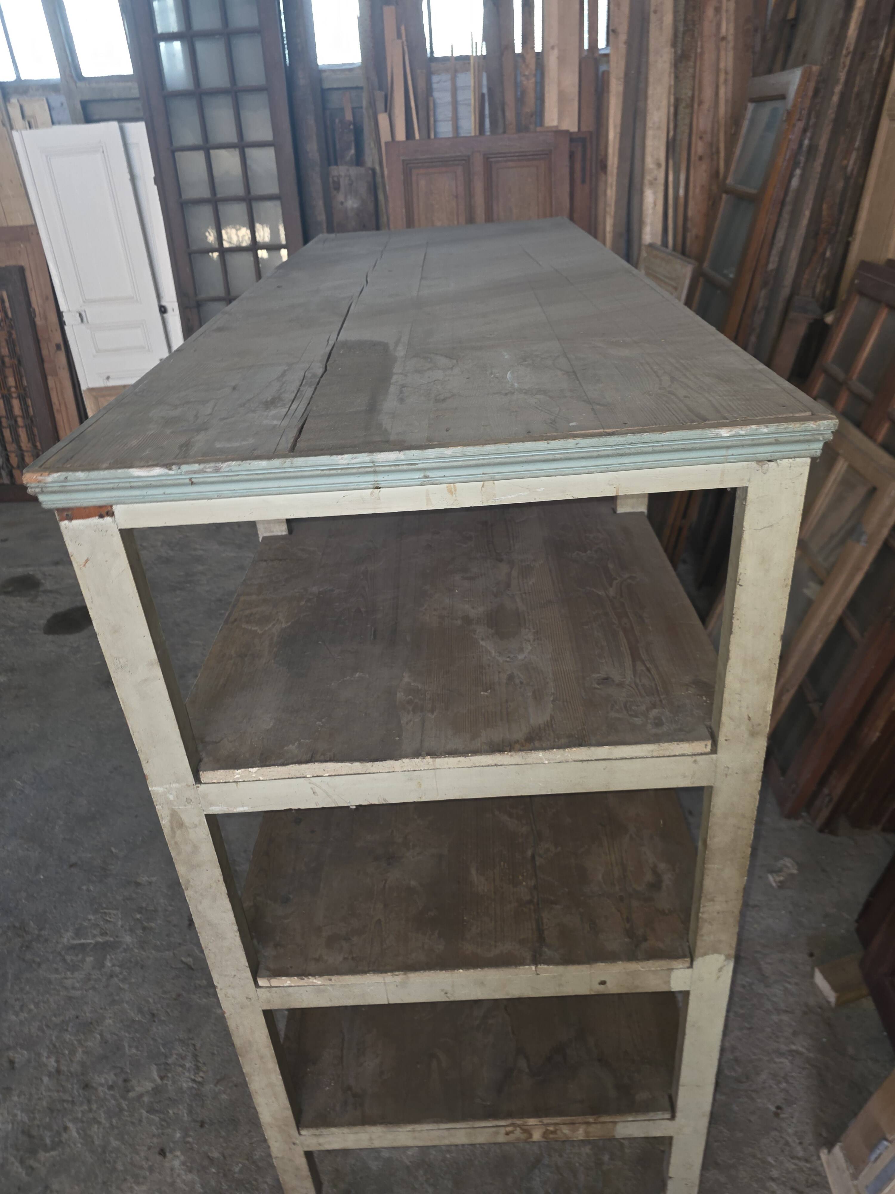 Old shop bookshelf