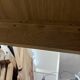 Solid oak farm table and benches