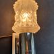Pair of vintage Italian chrome wall lights by Targetti 1970