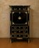 Secretary with a black lacquered drop-leaf and gilded bronzes – Boulle style
