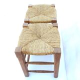 Lot 2 straw stools