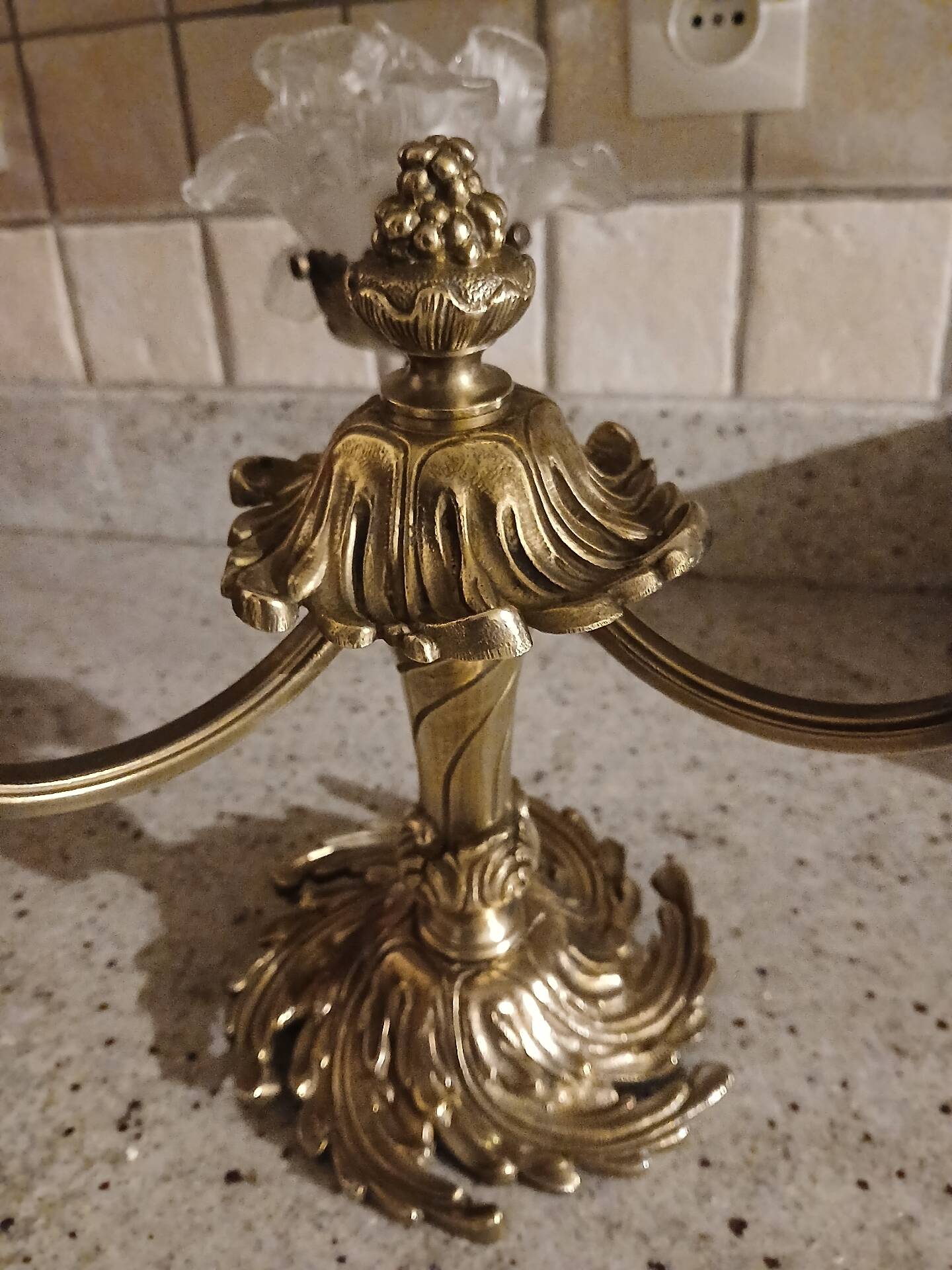 Lustre ancien bronze