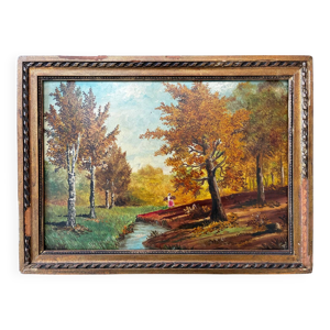 Paysage animé de sous