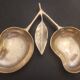 Double brass pocket tray