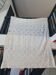 vintage crochet plaid blanket 208 193 ecru color