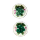 2 old plates in dabbling