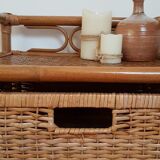 Dresser in rattan