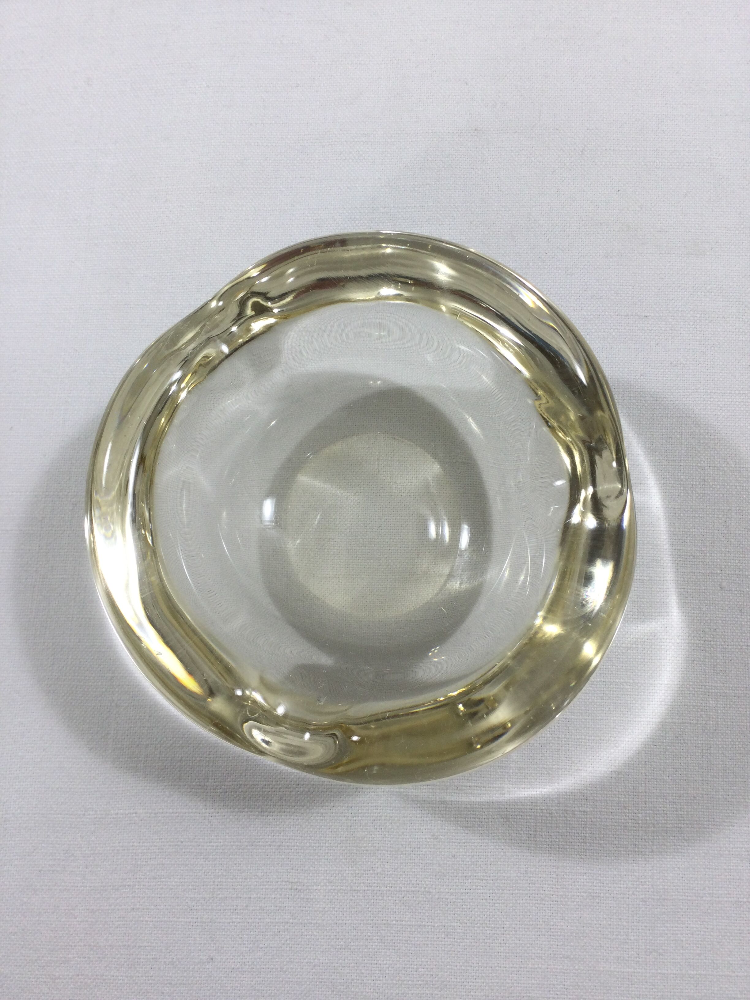 Cendrier en cristal de Daum