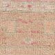 Tapis de couloir anatolien vintage rose et vert